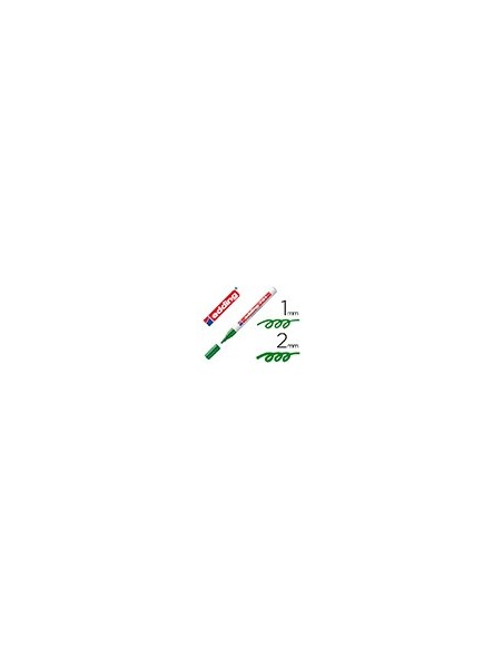 ROTULADOR EDDING PUNTA FIBRA 751 VERDE PUNTA REDONDA 1,5 MM