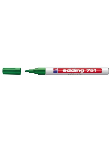 ROTULADOR EDDING PUNTA FIBRA 751 VERDE PUNTA REDONDA 1,5 MM
