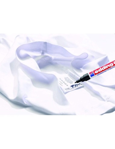 ROTULADOR EDDING 8040/1 PARA TEJIDO COLOR NEGRO