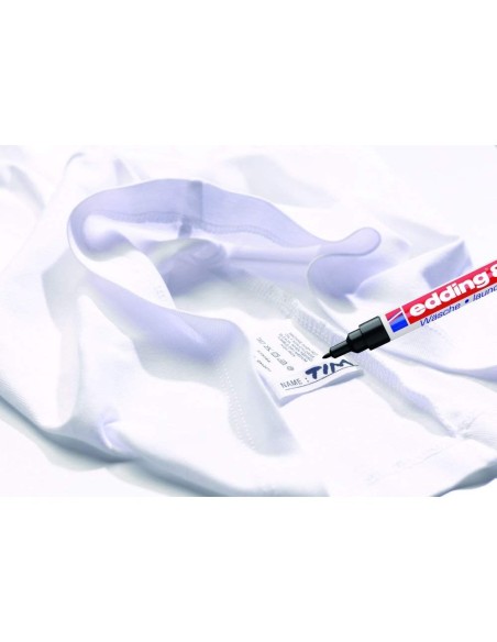 ROTULADOR EDDING 8040/1 PARA TEJIDO COLOR NEGRO