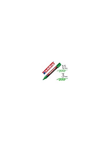 ROTULADOR EDDING MARCADOR PERM 300 VERDE PUNTA RED.1.5 MM