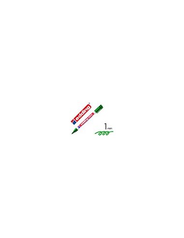 ROTULADOR EDDING MARCADOR PERMANENTE 400 VERDE PUNTA REDONDA 1 MM
