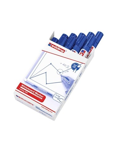 ROTULADOR EDDING PIZARRA BL.660 AZ. P. RED.1,5-3MM.RECARGABLE 660-03