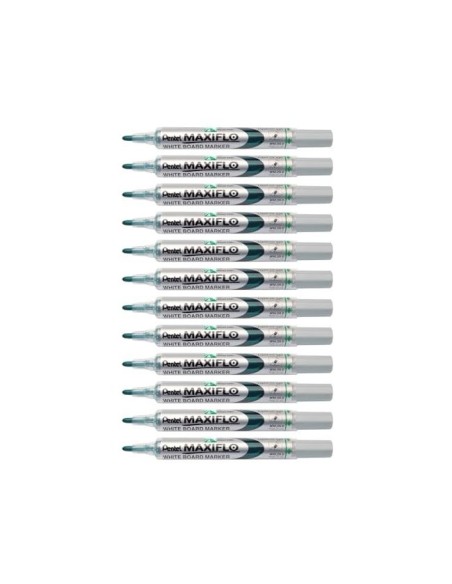ROTULADOR MAXIFLO PENTEL PARA PIZARRA BLANCA COLOR VERDE MWL5