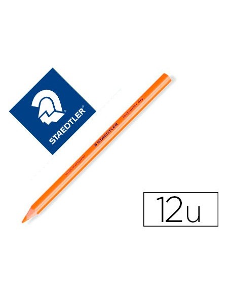 LAPICES FLUORESCENTE STAEDTLER TRIANGULAR TOP STAR NJ.CAJA 12UD