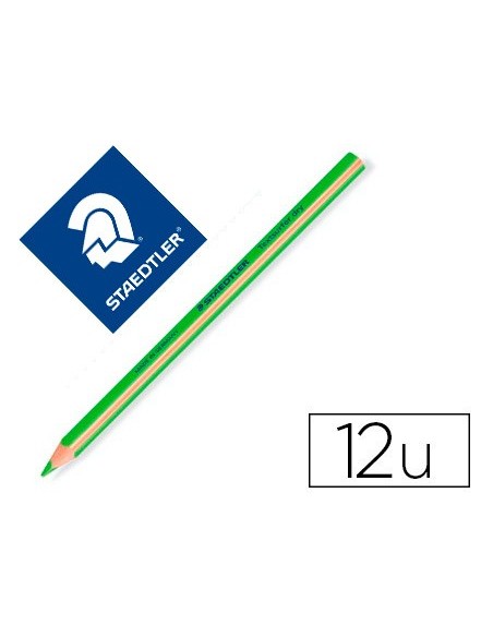 LAPICES FLUORESCENTE STAEDTLER TRIANGULAR TOP STAR VE.CAJA 12UD