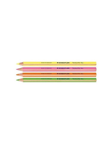 LAPICES FLUORESCENTE STAEDTLER TRIANGULAR TOP STAR VE.CAJA 12UD