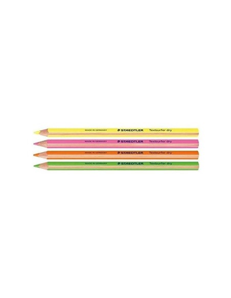 LAPICES FLUORESCENTE STAEDTLER TRIANGULAR TOP STAR VE.CAJA 12UD