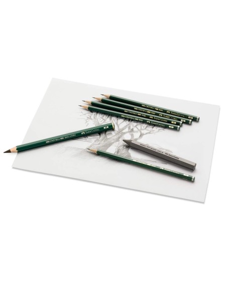 LAPICES GRAFITO FABER 9000 3B UNIDAD