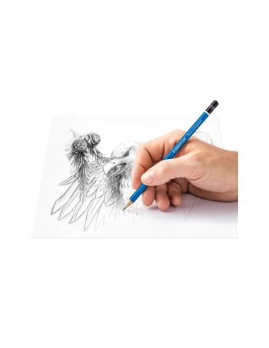 LAPICES DE GRAFITO STAEDTLER MARS LUMOGRAPH 100 B UNIDAD 100-B