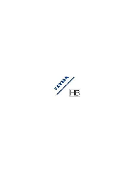 LAPICES DE GRAFITO LYRA GROOVE SLIM MINA HB