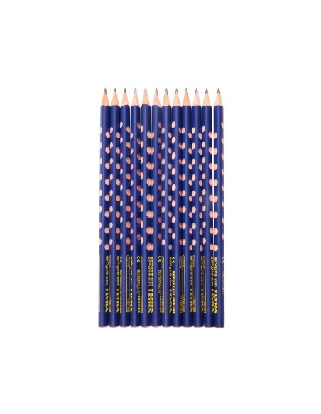 LAPICES DE GRAFITO LYRA GROOVE SLIM MINA HB
