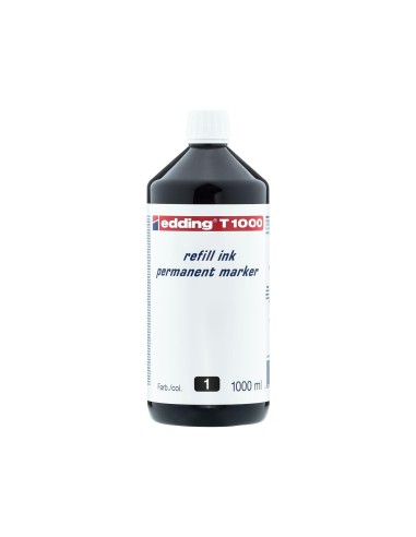 TINTA ROTULADOR EDDING T-1000 NEGRO FRASCO 1 LITRO