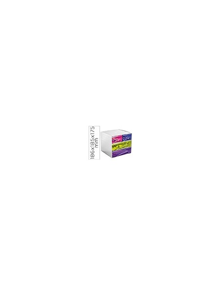 FICHEROCEP MYCUBE 4 POLIESTIRENO MULTI COL. 186X185X175 MM