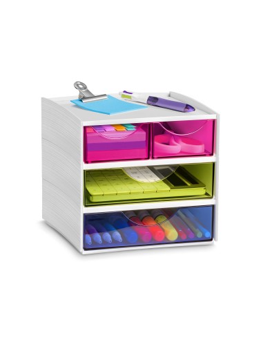 FICHEROCEP MYCUBE 4 POLIESTIRENO MULTI COL. 186X185X175 MM