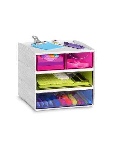 FICHEROCEP MYCUBE 4 POLIESTIRENO MULTI COL. 186X185X175 MM