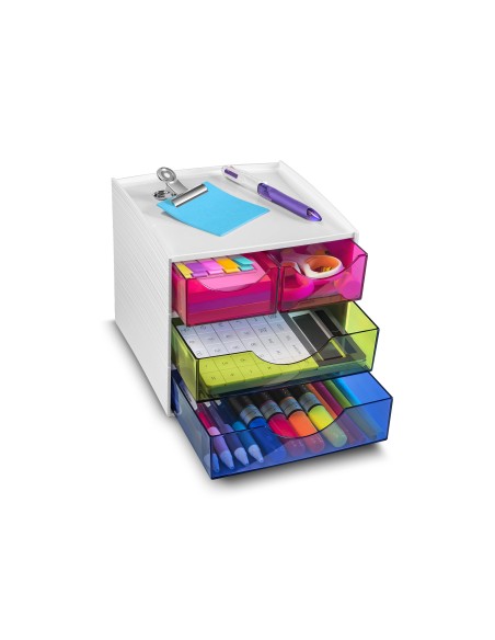 FICHEROCEP MYCUBE 4 POLIESTIRENO MULTI COL. 186X185X175 MM
