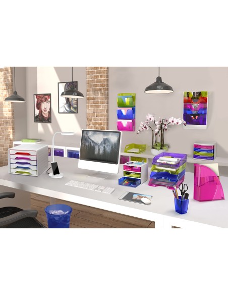 FICHEROCEP MYCUBE 4 POLIESTIRENO MULTI COL. 186X185X175 MM