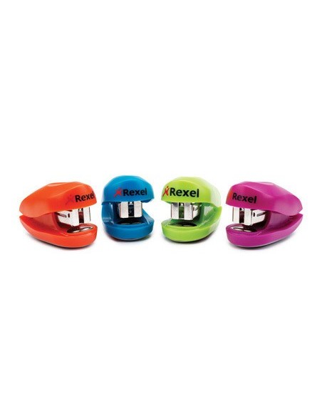 GRAPADORA REXEL BUDDY + CAJA GRAPAS CAPACIDAD 10 H.COLORES SURTIDOS