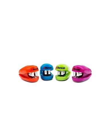 GRAPADORA REXEL BUDDY + CAJA GRAPAS CAPACIDAD 10 H.COLORES SURTIDOS