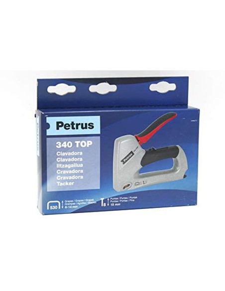 GRAPADORA PETRUS CLAVADORA 340 ALUM.C/AJUSTE GRAPAS Nº530 66787