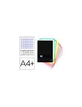 CUADERNO ESP. OXFORD B&C A4+ T.PLASTICO MICRO 5MM 8B 160H  90GR.TURQ. 2