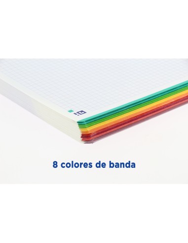 CUADERNO ESP. OXFORD B&C A4+ T.PLASTICO MICRO 5MM 8B 160H  90GR.TURQ.