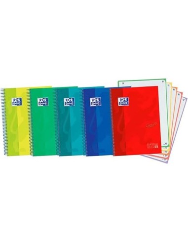 CUADERNO ESP.OXFORD EBOOK 5 T.EXTRA A4+ 120H. 5MM SURTTOUCH