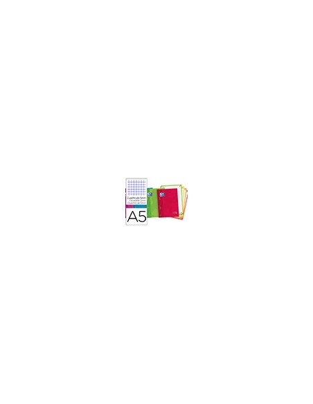 CUADERNO ESP. OXFORD A5 T.EXTRA 5MM 170H. 90GR. COL. SURT.