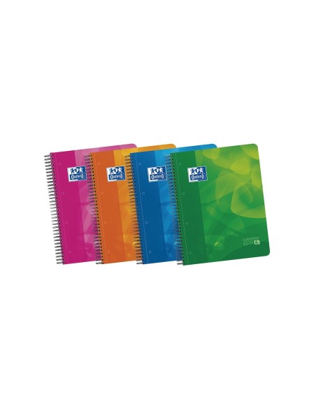 CUADERNO ESP. OXFORD SCHOOL A4 T.PP MICRO 5MM 120H 90GR. SURT.