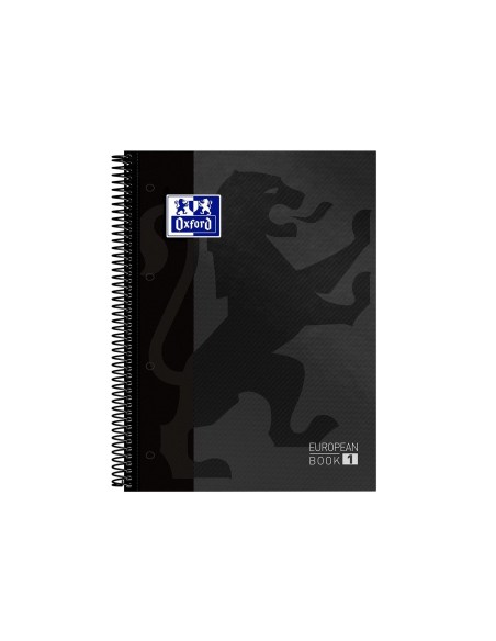 CUADERNO ESP. OXFORD EBOOK A4 T.EXTRA. 5MM 80H. GRIS