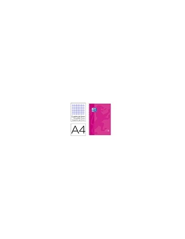 CUADERNO ESP. OXFORD EBOOK A4 T.EXTRA 5MM 80H 90GR. ROSA