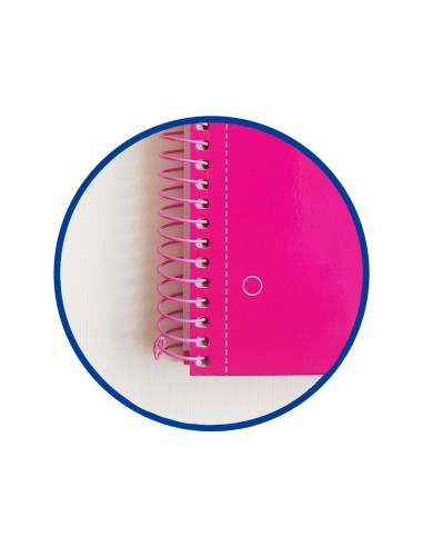 CUADERNO ESP. OXFORD EBOOK A4 T.EXTRA 5MM 80H 90GR. ROSA