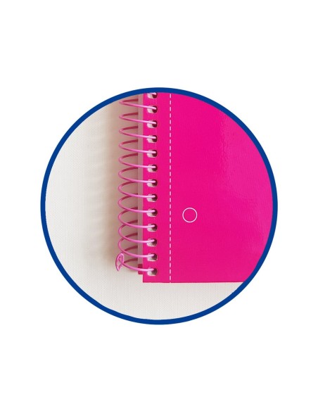 CUADERNO ESP. OXFORD EBOOK A4 T.EXTRA 5MM 80H 90GR. ROSA
