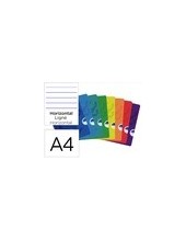 CUADERNO ENCOLADO OXFORD ESCOLAR A4 T.FLEXIBLE HOR. 48H. 90GR.SURT 2