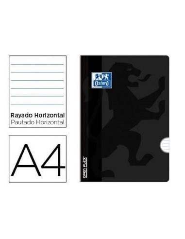 CUADERNO ENCOLADO OXFORD ESCOLAR A4 T.FLEXIBLE HOR. 48H. 90GR. NG.