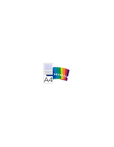 CUADERNO GRAP. OXFORD SCHOOL A4 T.FLEXIBLE 5MM 48H. 90GR. COL. SURT.
