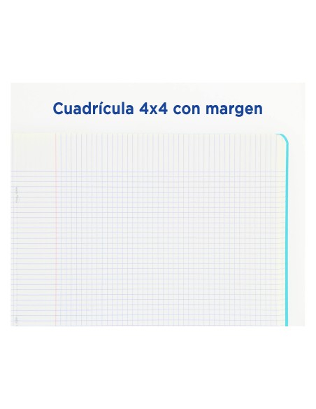 CUADERNO GRAP. OXFORD SCHOOL A5 T.FLEXIBLE 4MM 48H. 90GR. COL.SURT.