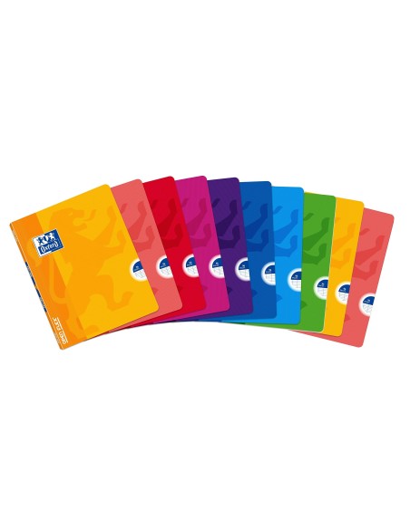 CUADERNO GRAP. OXFORD SCHOOL A5 T.FLEXIBLE 4MM 48H. 90GR. COL.SURT.