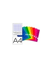 CUADERNO GRAP. OXFORD SCHOOL A4 T.FLEXIBLE 4MM 48H. 90GR. COL.SURT. 2