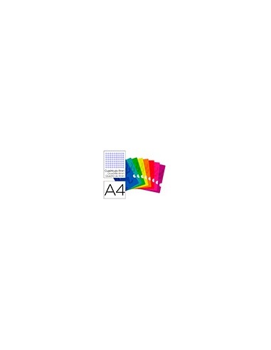 CUADERNO GRAP. OXFORD SCHOOL A4 T.FLEXIBLE 4MM 48H. 90GR. COL.SURT.