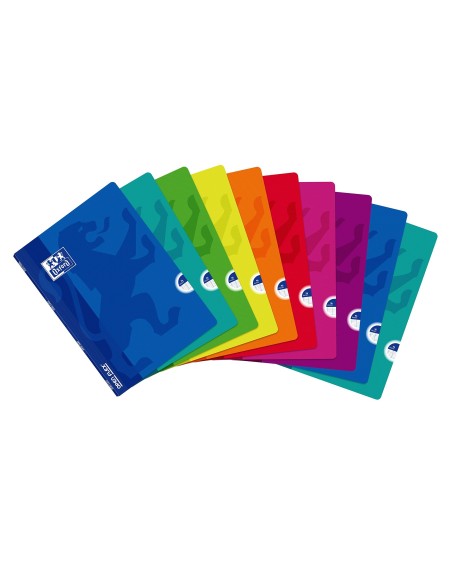CUADERNO GRAP. OXFORD SCHOOL A4 T.FLEXIBLE 4MM 48H. 90GR. COL.SURT.