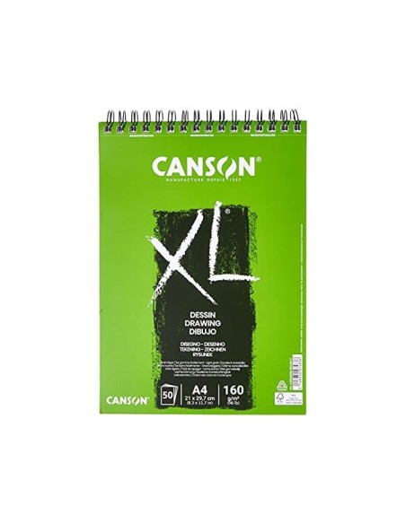CUADERNO ESP. CANSON DIBUJO A4 MICRO 50H. 160GR.