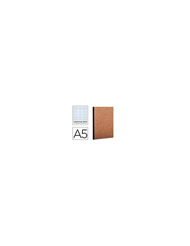 CUADERNO COSIDO AGE-BAG A5 T.CARTON 5MM.96H. 90GR. HAVANA