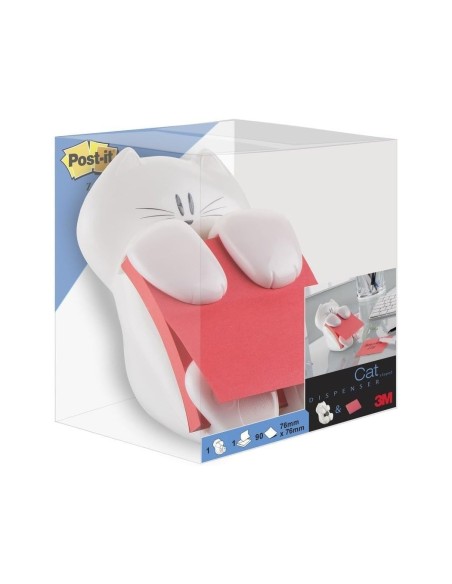 SOPORTE BLOC NOTAS ADH. POST-IT ZNOTES 76X76MM GATO BL.