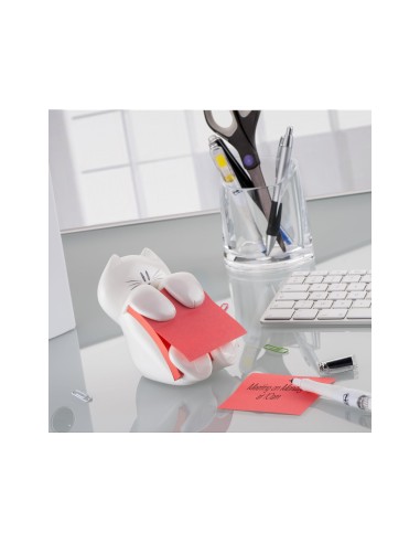SOPORTE BLOC NOTAS ADH. POST-IT ZNOTES 76X76MM GATO BL.