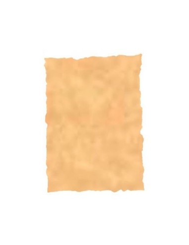 PAPEL PERGAMINO A4 TROQUELADO 150 GR COL.PARCHMENT OCRE PAQUETE 25 H.