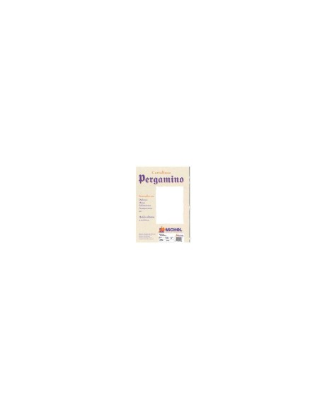 PAPEL PERGAMINO A4 TROQUELADO 200 GR COL.RUSTICO BLANCO PAQUETE 25 H.