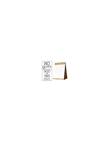 BLOC CONGRESO BI-OFFICE 500X585MM LISO ADH. 80GR.