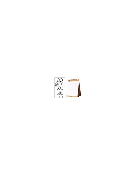 BLOC CONGRESO BI-OFFICE 500X585MM LISO ADH. 80GR.